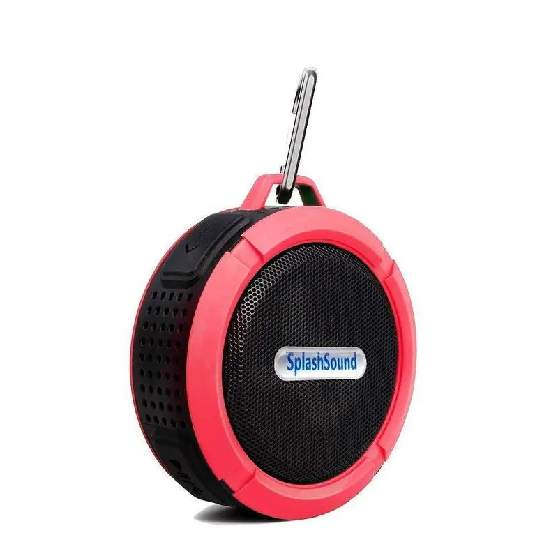 Splashsound Waterproof Bluetooth Shower Speaker – Suction Cup & Clip Mount With Microsd Slot 2