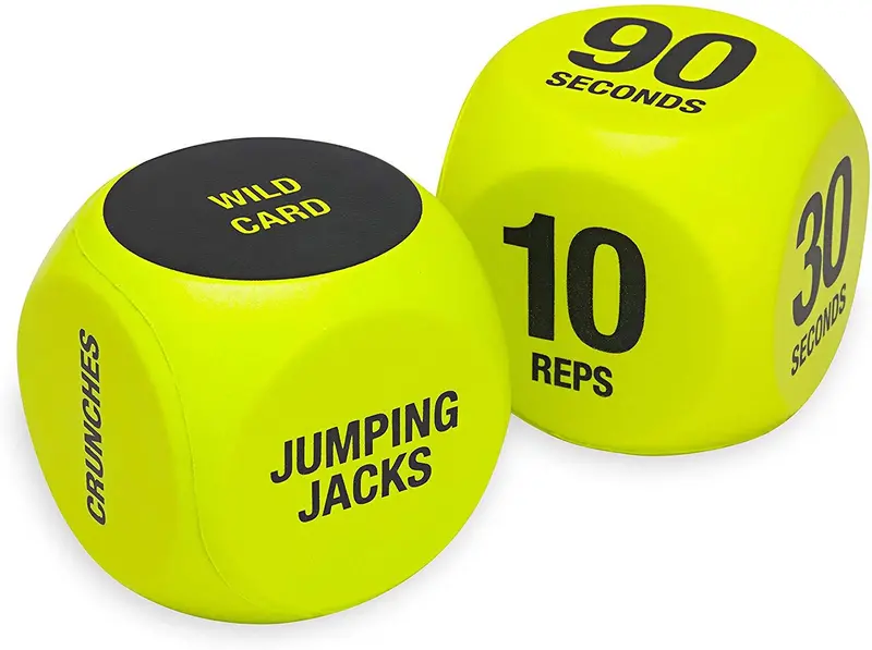 Spri Exercise Dice Game – 6-Sided Fitness Activity Generator For Group Classes And Home Workouts 1