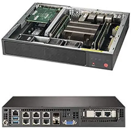 Supermicro Sys-E300-9D-4Cn8Tp Networking Server – Intel Xeon D-2123It, 2X Sfp+, 2X 10Gbe, 4X Gbe, Ipmi Management 1