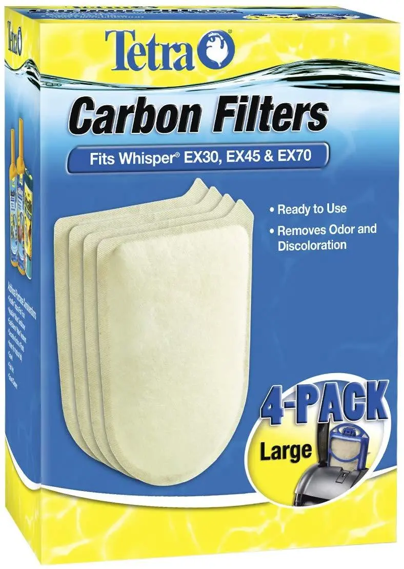 Tetra Whisper Ex Carbon Cartridges — Pre-Loaded, Ready-To-Install Filter Media 2