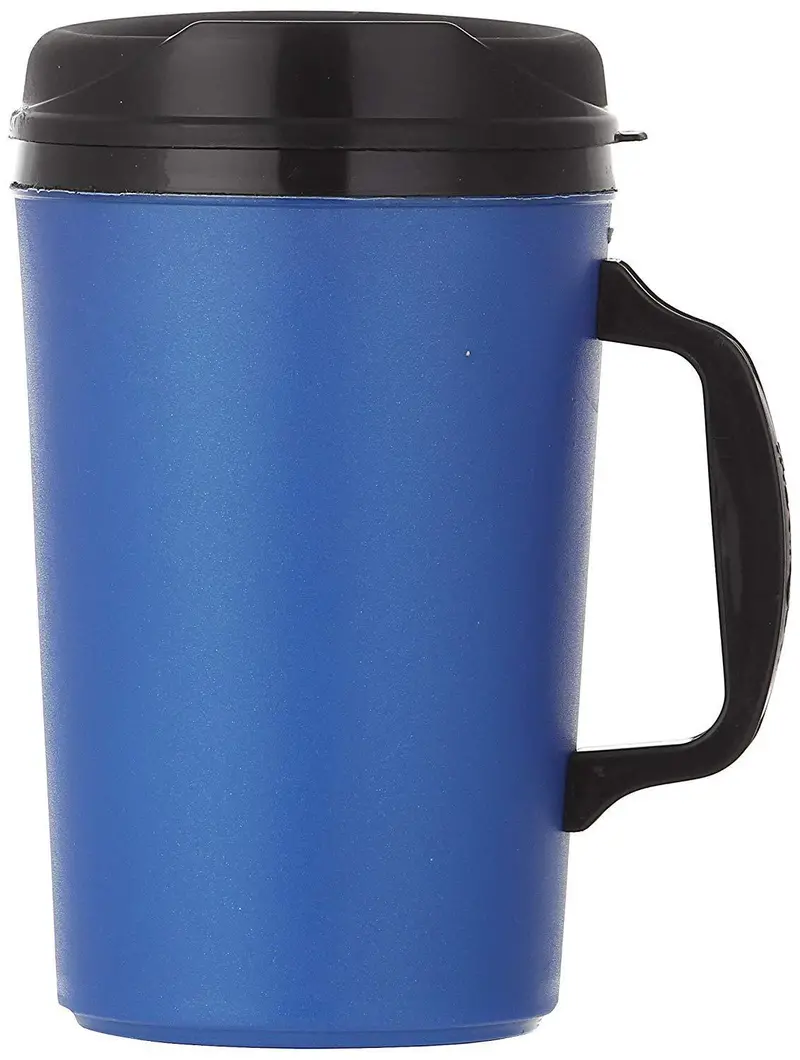Thermoserv 34-Ounce Foam-Insulated Travel Mug – Pearl Dark Blue Thermal Drink Container 1