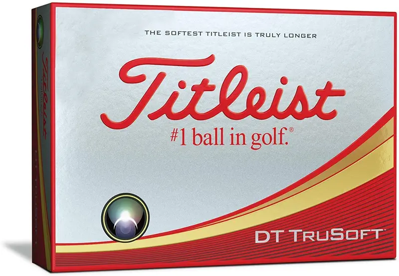 Titleist Dt Trusoft Golf Balls – Soft Feel, One-Dozen Pack 1