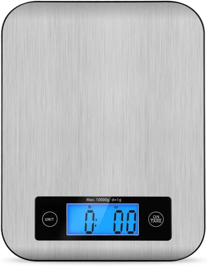 Tobox Digital Kitchen Scale – Precision Stainless Steel Food & Postal Scale With Tare Function (22 Lb / 10 Kg) 1