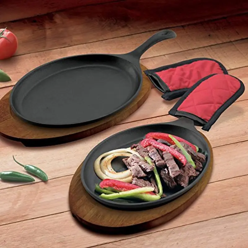 Tramontina 6-Piece Fajita Pan Collection – Heavy-Duty Cookware Set For Sizzling Meals 1