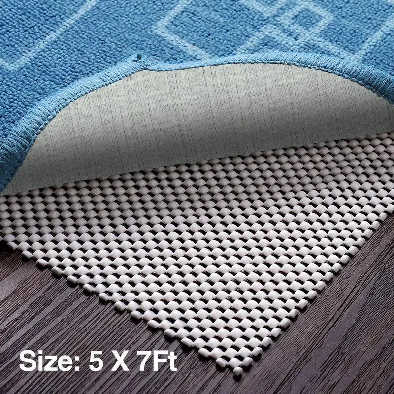 Veken Extra-Thick Non-Slip Rug Pad – 5' X 7' Gripper For Hard Floors To Secure Rugs Safely 1