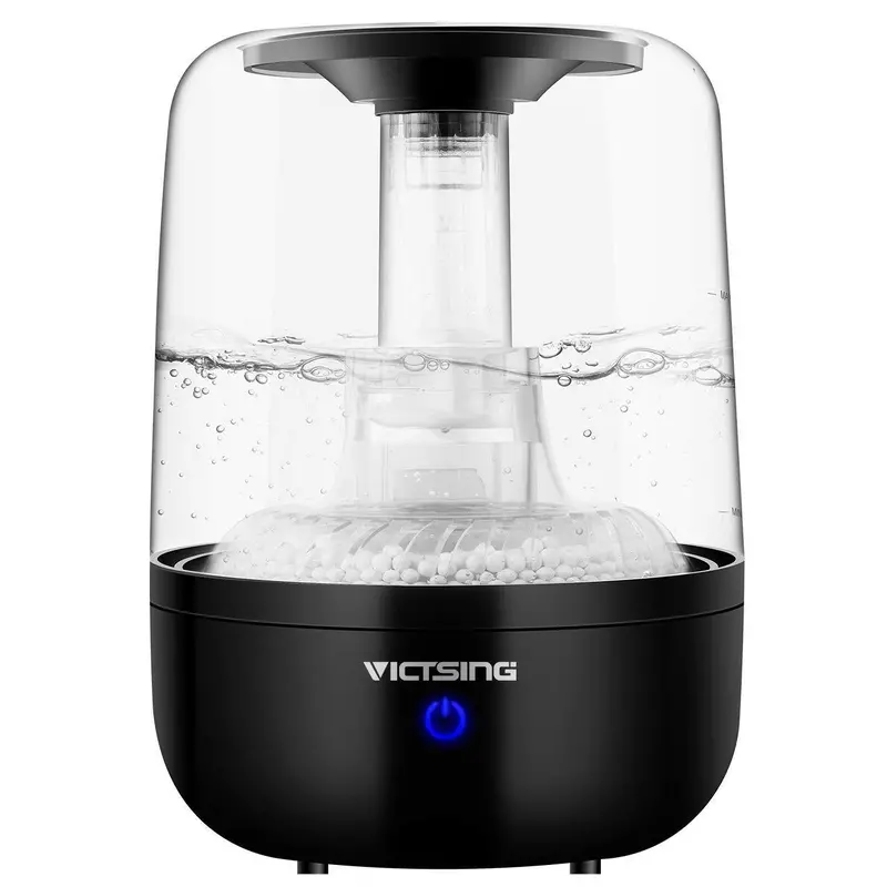 Victsing Large-Capacity Ultrasonic Humidifier – Quiet Cool Mist Vaporizer With Antibacterial Stone & Auto Shut-Off 1