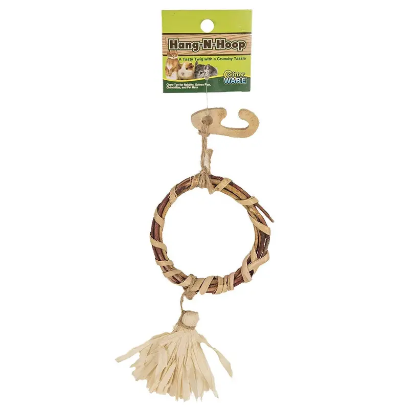 Ware Natural Hang-N-Hoop Chew Toy For Small Pets 1