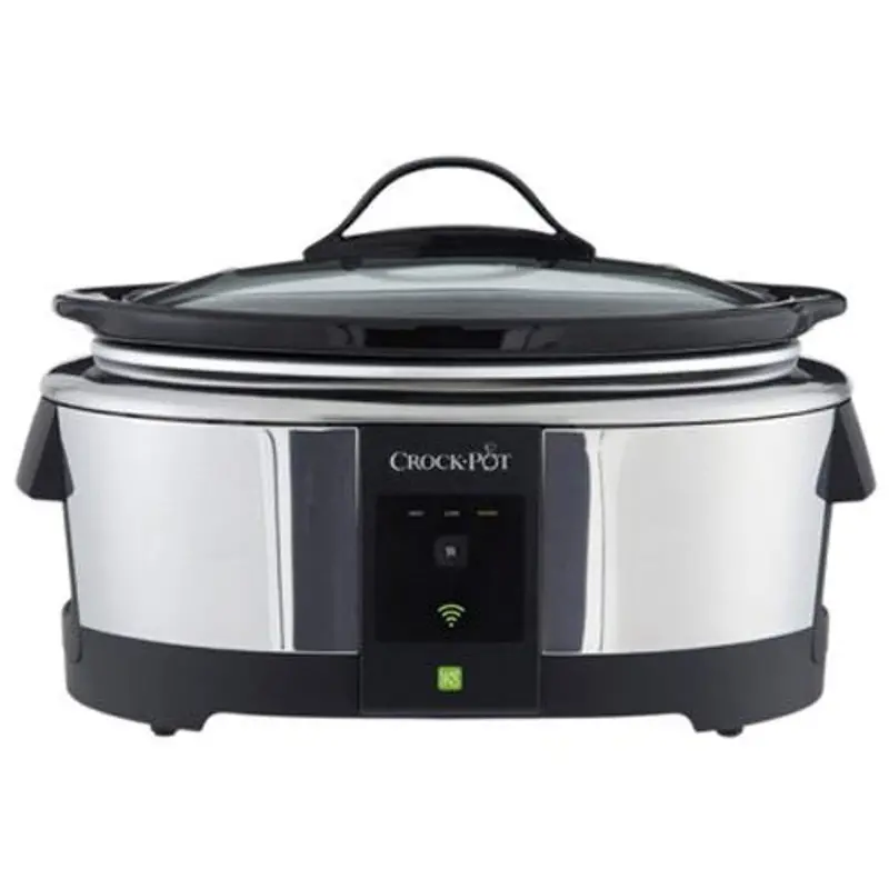 Wi-Fi Smart Slow Cooker – 6-Quart Crock-Pot With Wemo Connectivity & Stainless Steel Design 1