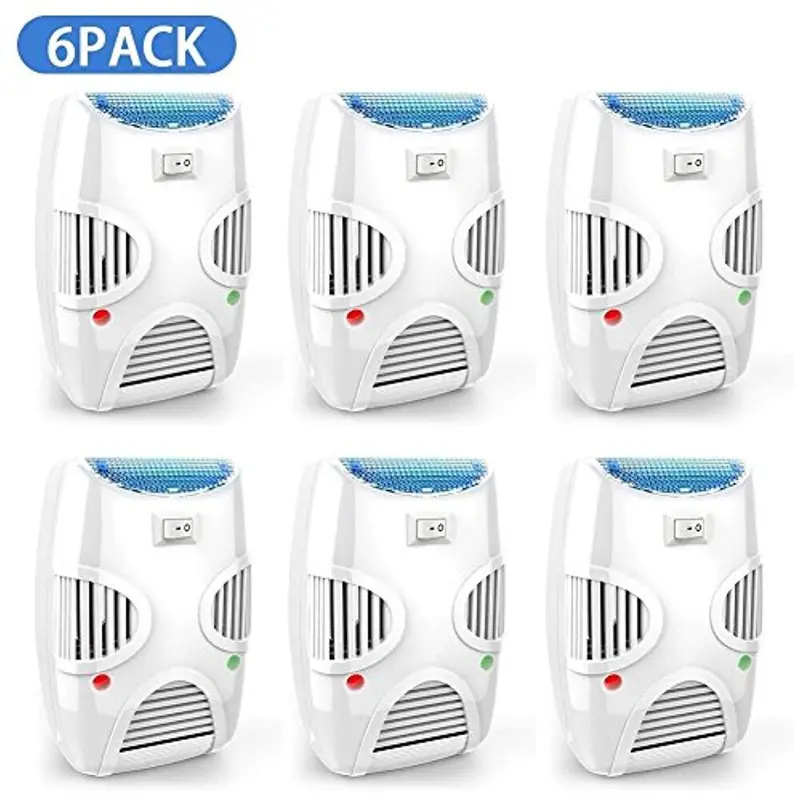 Wildjue Ultrasonic Pest Repeller – 6-Pack Electronic Plug-In Device For Spiders, Roaches, Mice & Insects (Pet- And Eco-Friendly) 1