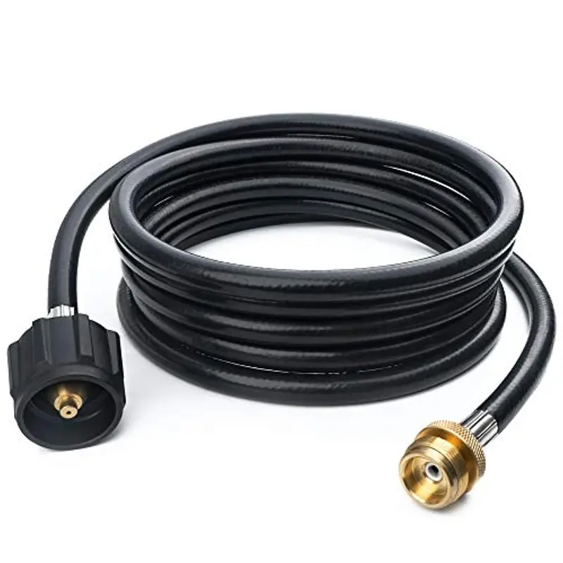 X Home Propane Tank Adapter Hose – 12-Foot Qcc1/Type 1 Lp Converter For Connecting 1 Lb Portable Appliances To 20 Lb Propane Tanks 1
