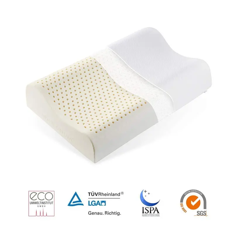 Yanxuan Ergonomic Cervical Pillow – Contour Memory Foam Neck Support Pillow With Removable Washable Cover (23.6" X 13.8" X 4.3") 2