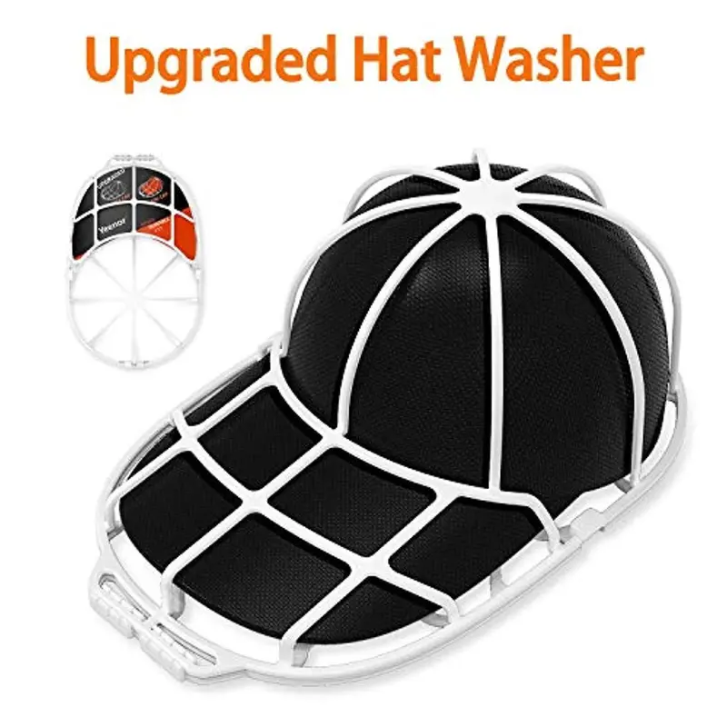 Yeenor 2-Pack Machine-Washable Baseball Cap Cleaner – Hat Washing Frame With Visor Support & Shape Retention 1