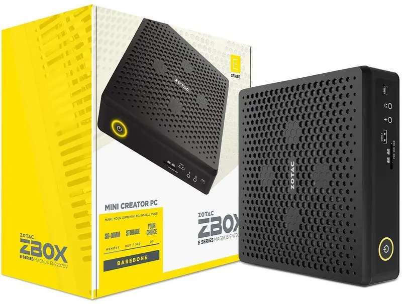Zotac Zbox Ec52070D-U-W2B Compact Gaming Mini Pc – Rtx 2070, I5-8400T, Killer Lan, Dual-Storage, Windows 10 1